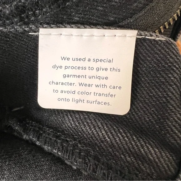 NWT DL1961 premium denim Hepburn wide leg high rise ankle jeans in Lark black 26 - Picture 17 of 17